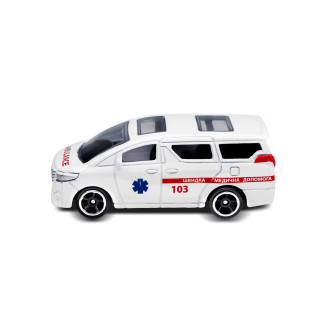 Детская автомодель "Скорая помощь" TechnoDrive 250421CG-5, масштаб 1:64