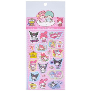 Наклейки декоративные "Sanrio Stickers" SZ240906-15 с блестками
