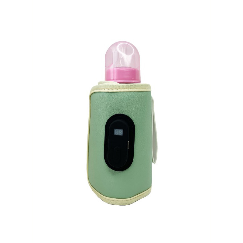 Портативный подогреватель для детских бутылочек MGZ-0222(Green) с индикатором температуры опт, дропшиппинг