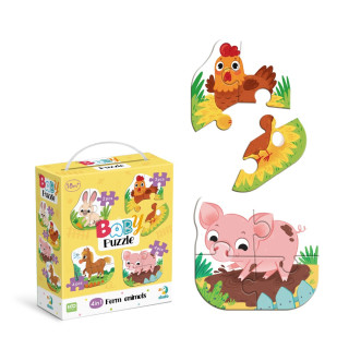 Детский пазл 4 в 1 "Baby puzzle. Сельские животные" 300686 набор 4 в 1