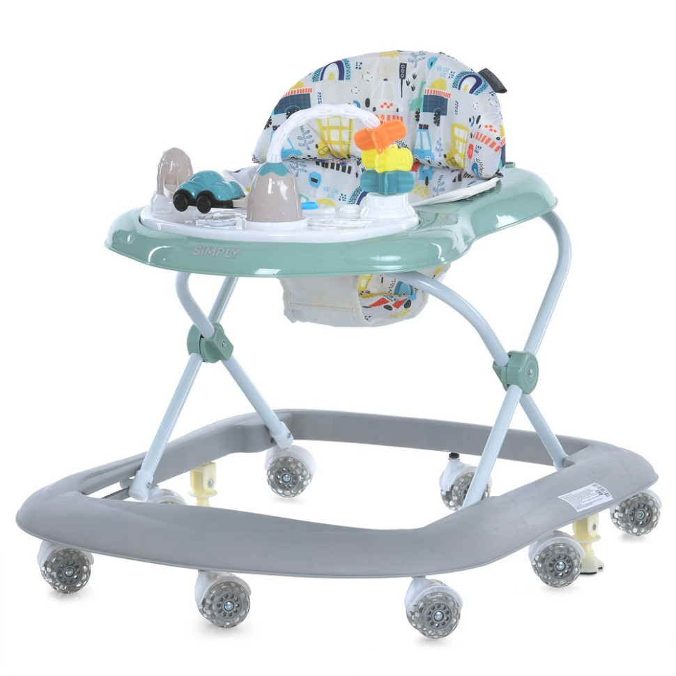 Дитячі ходунки Simply ME 1215 Green, музика, світло - гурт(опт), дропшиппінг
