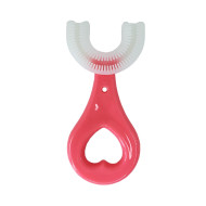 Детская Зубная щетка-капа MGZ-0704(Pink) с ограничителем