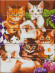 Картина за номерами по дереву. "Кошенята" ASW017, 30х40 см - гурт(опт), дропшиппінг 