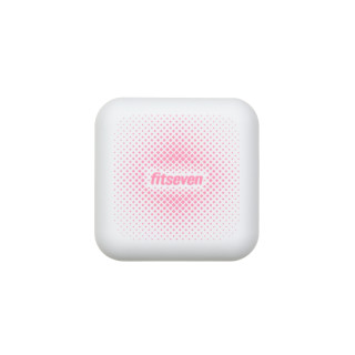 Кейс для капсул Fitseven UZSPACE TP005WP, белый с ромбами
