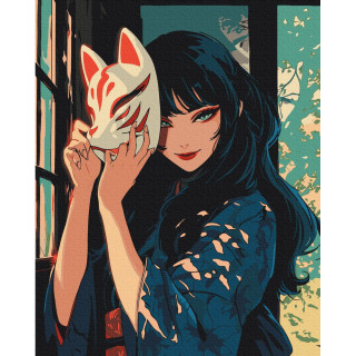 Картина по номерам "Кицунэ" BS54077, 40x50 см
