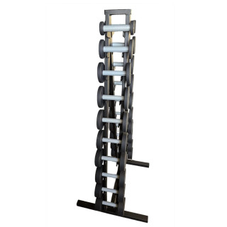 Гантельный ряд со стойкой Profi NE-PS-222-022 от 1 кг до 10 кг