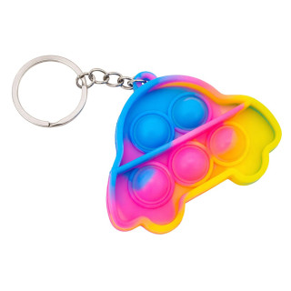 Детский антистресс-брелок Pop It мини Авто AA3641-7 силикон, 6,3х4,3х1 см