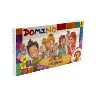 Детская настольная игра "Домино: Забавные животные" DTG-DMN-03, 28 элементов