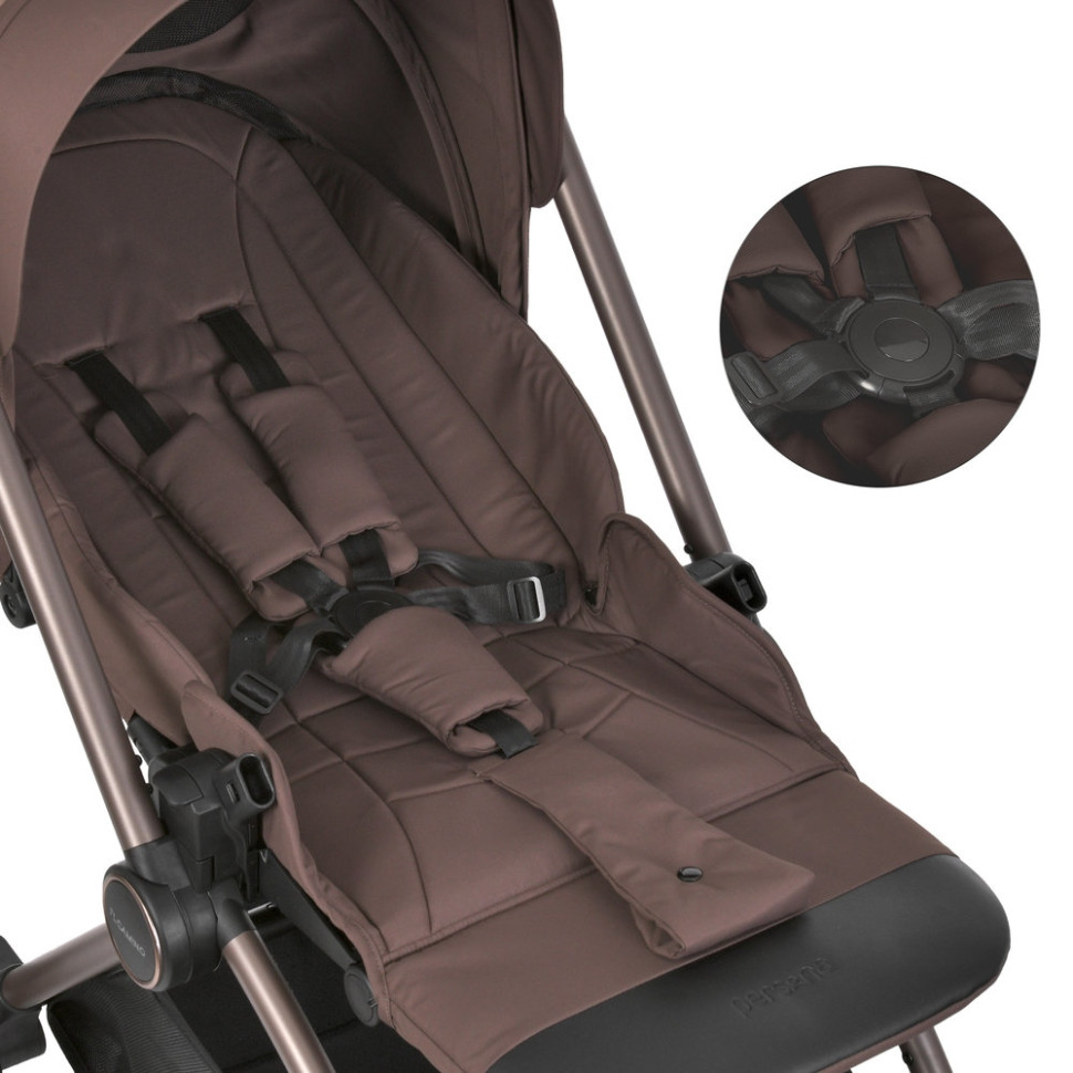 Коляска универсальная 2 в 1 PERSONA ME 1091-2 Cocoa Brown опт, дропшиппинг