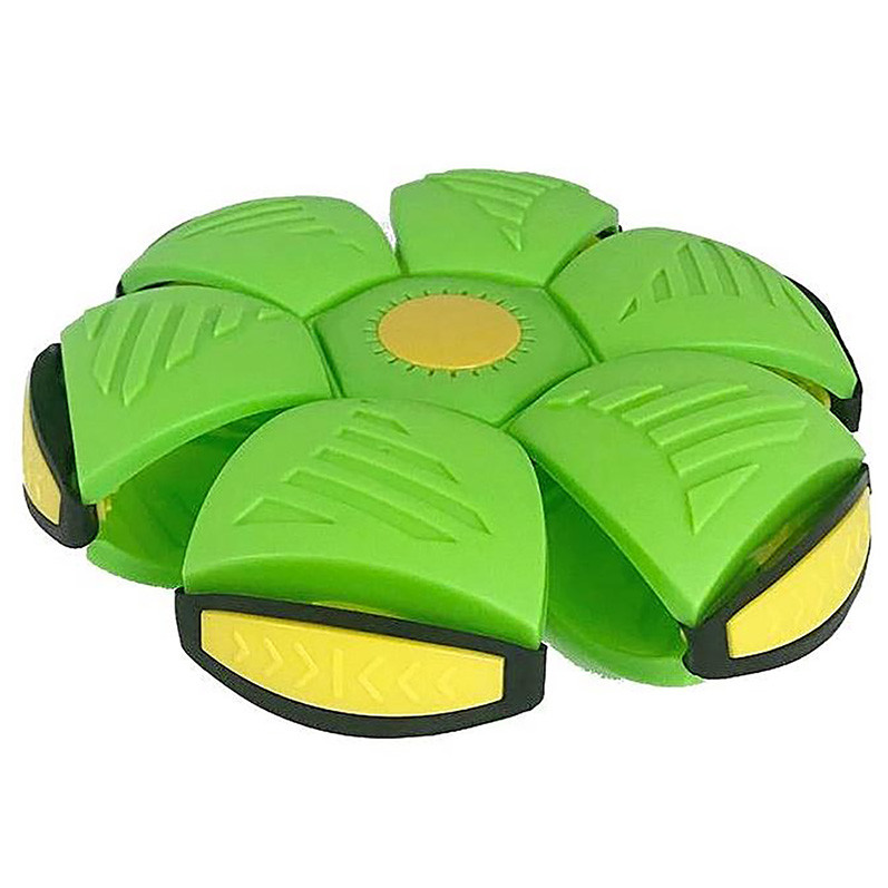 Летящий трансформерный мяч светится FUNNY BALL disk 22 см PRR85 опт, дропшиппинг