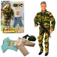 Лялька Кен у військовій формі DEFA 8412 на шарнірах 