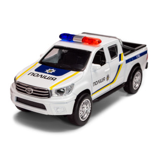 Детская автомодель Toyota Hilux Police TechnoDrive KM250426 масштаб 1:32