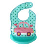 Дитячий слинявчик Машинка MGZ-0602(Turquoise) зі знімною кишенею - гурт(опт), дропшиппінг 