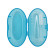 Силіконова зубна щітка для ясен MGZ-0706(Blue) у футлярі - гурт(опт), дропшиппінг 