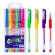 Набір ручок гелевих неонових 6 кольорів 108-6 - гурт(опт), дропшиппінг 