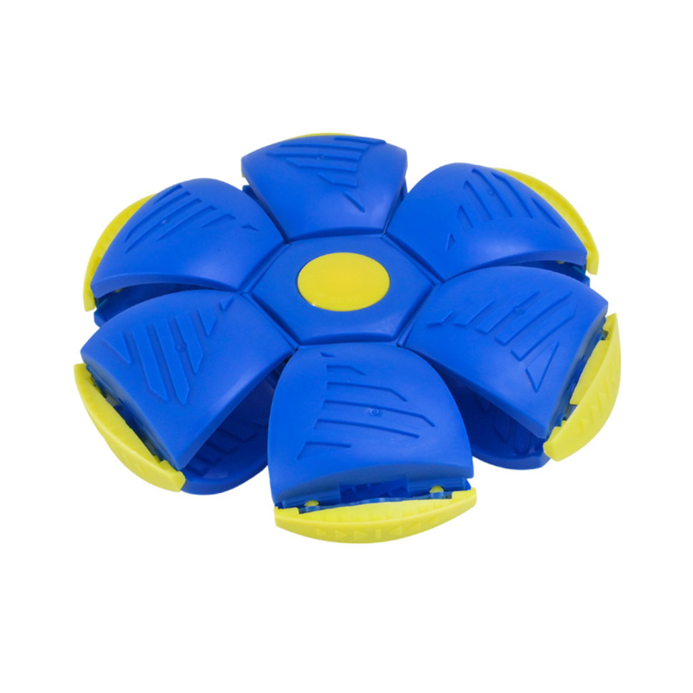 Дитяча іграшка М'яч-трансформер 87008H-3(Blue) 16 см зі світлом - гурт(опт), дропшиппінг
