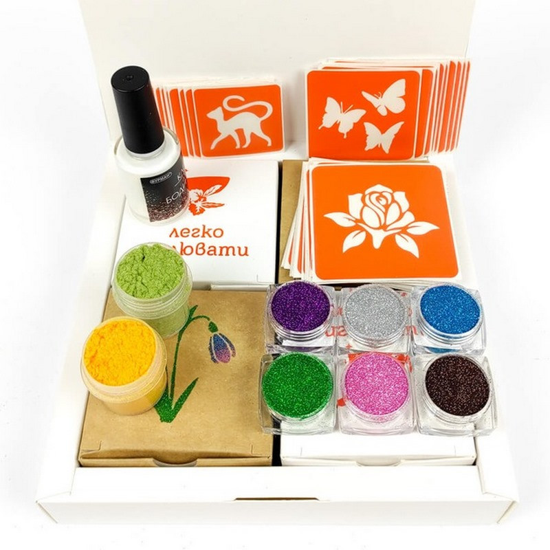 Подарочный набор для био-тату «Весна - макс» gift-set-spring-max опт, дропшиппинг