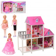 Будиночок для ляльок типу Барбі з меблями 66883 ляльки в комплекті