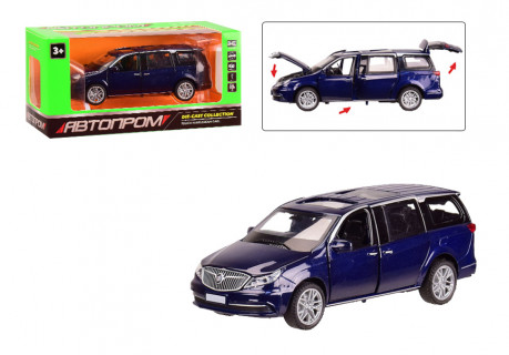 Игрушечная машинка с открывающимися дверьми 6611 "АВТОПРОМ" металлическая 