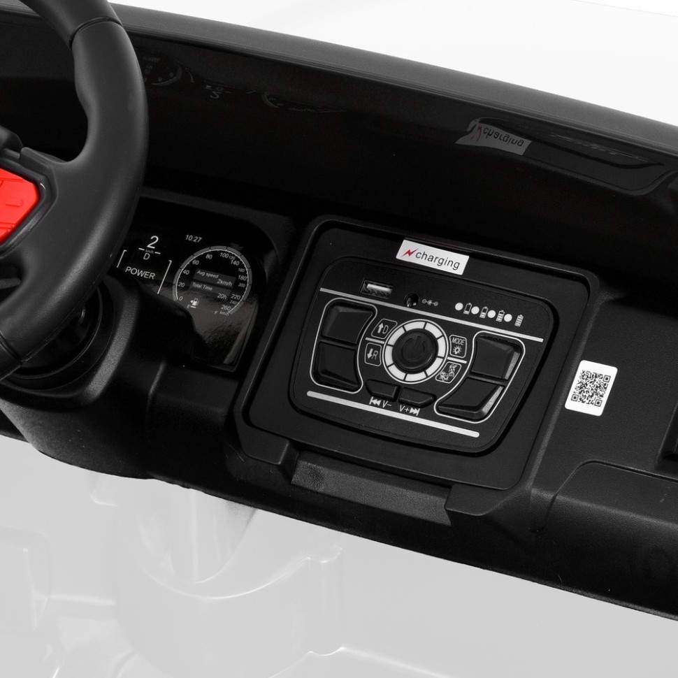 Детский электромобиль Джип M 6409EBLR-1 до 30 кг, белый опт, дропшиппинг