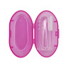 Силиконовая зубная щетка для десен MGZ-0706(Pink) в футляре  опт, дропшиппинг