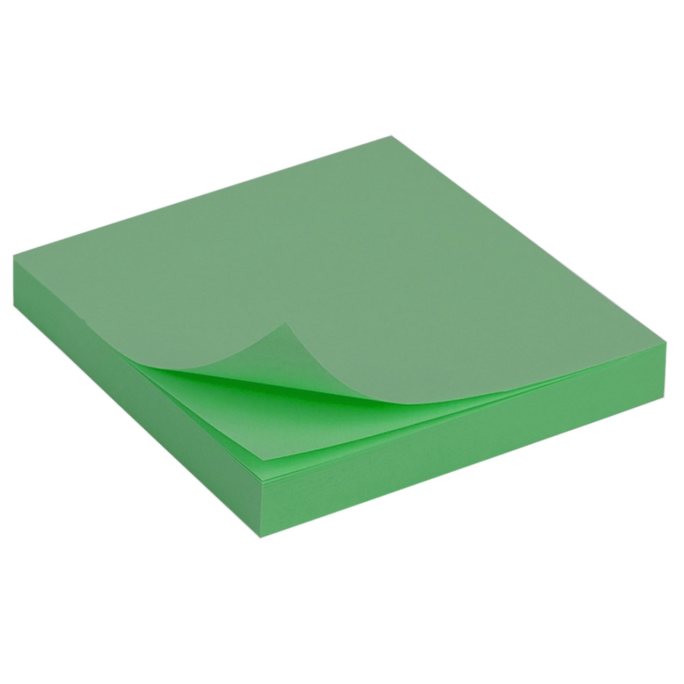 Бумага для заметок самоклеящаяся DSCN0620(Green) 100 шт, 76х76 мм опт, дропшиппинг