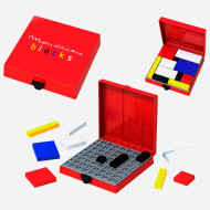 Ah!Ha Mondrian Blocks red | Головоломка Блоки Мондріана (червоний) 473553 (RL-KBK)