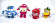 Ігровий набір Robot trains BL1899, 4 іграшки в наборі - гурт(опт), дропшиппінг 