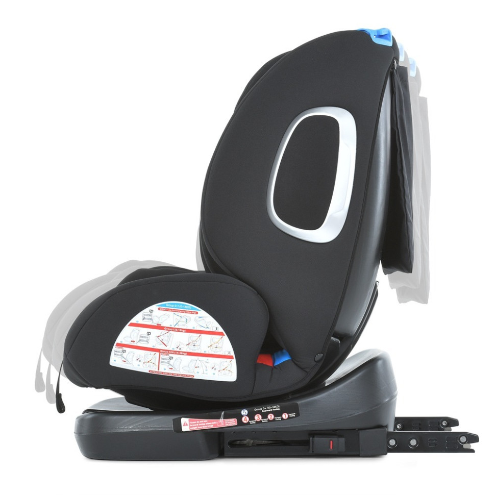 Детское автокресло ABSOLUTE ME 1079 Royal Total Black опт, дропшиппинг
