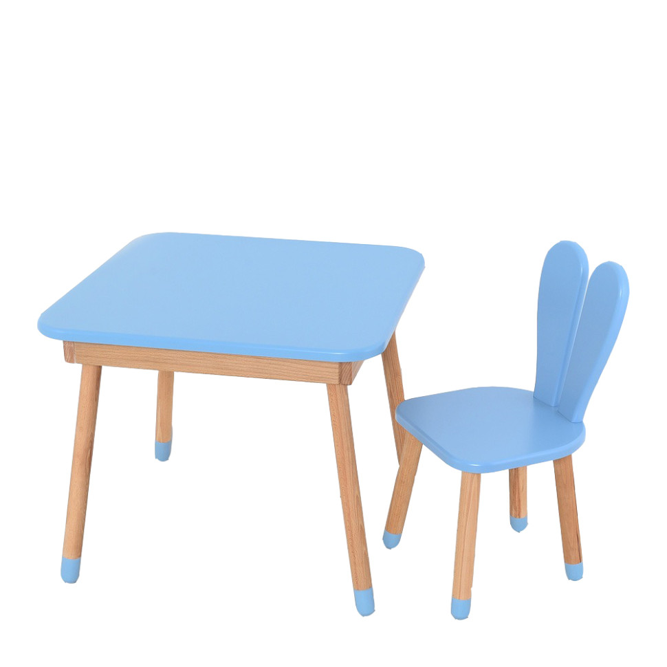 Детский стол 04-025BLAKYTN-TABLE, со стульчиком, синий опт, дропшиппинг