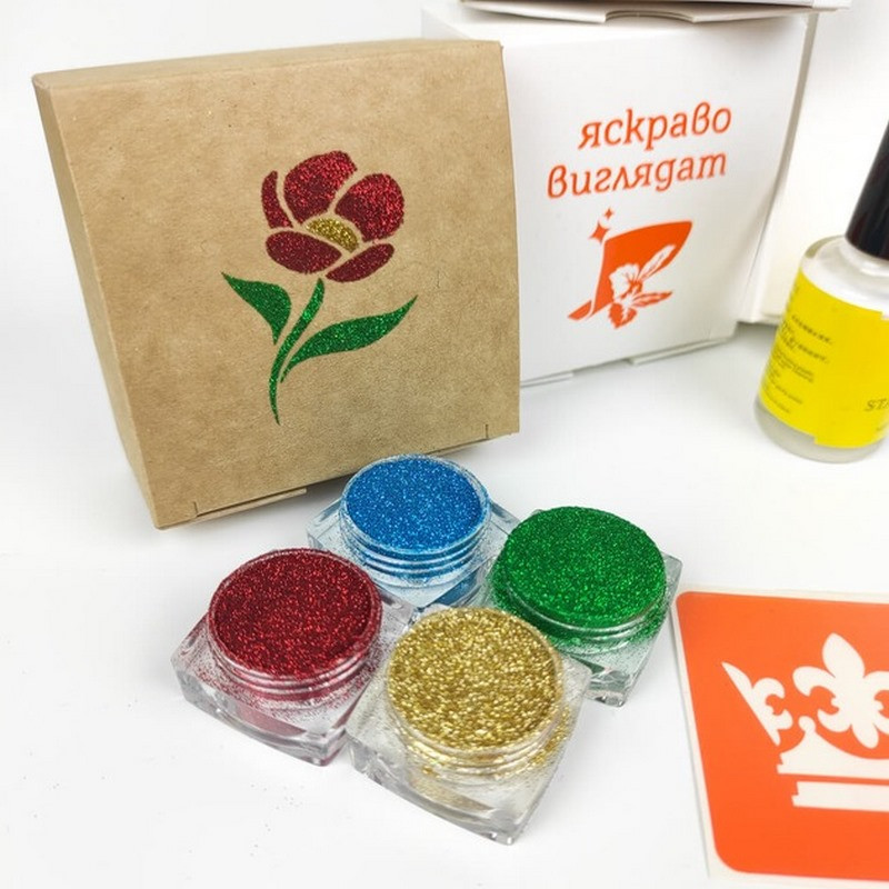 Подарочный набор для био-тату «Яркие краски» gift-set-jaskravi-farbi опт, дропшиппинг
