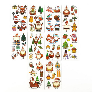 Набор детских временных тату "Рождество и Новый год № 3" tattoo-mini-set-cmas-10-3