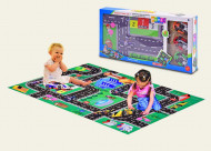 Дитячий ігровий килимок з картинкою вулиці Rally 528-7A (1498538), 3 машинки в комплекті