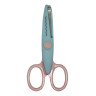 Дитячі ножиці 80685(Turquoise-Pink) з фігурним лезом - гурт(опт), дропшиппінг 