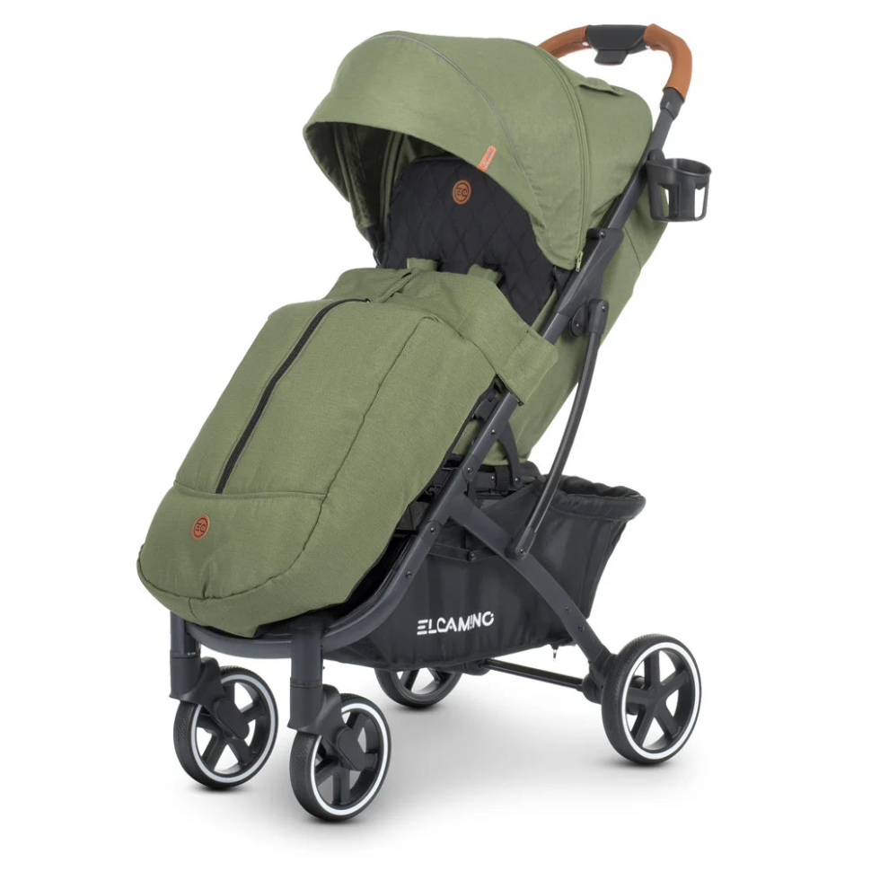 Коляска детская прогулочная EL CAMINO ME 1090-1 Olive Green опт, дропшиппинг