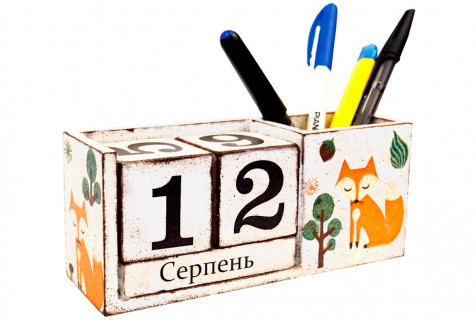 Набор для творчества "Декупаж" (D-001/1) Вечный календарь-подставка