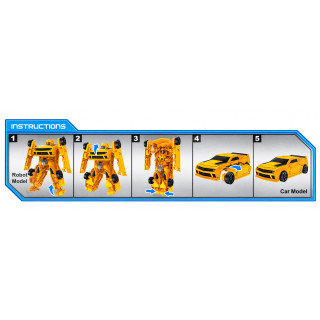 Игровой транформер Робот-машина 168-62(Yellow-1) пластик, желто-черный