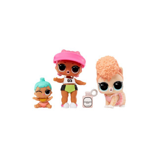 Набор игровых фигурок Спайки, Китти, Лил Дженни L.O.L. Surprise! 987895 серии "OPP Tot + Pet + Lil Sis"