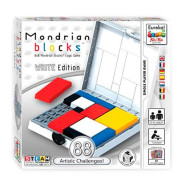 Ah!Ha Mondrian Blocks white | Головоломка Блоки Мондріана (білий) 473556 (RL-KBK)