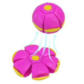 Детская игрушка Мяч-трансформер 87008H-3(Pink) 16 см, со светом