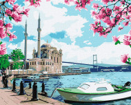 Картина по номерам. "Яркий Стамбул" Идейка KHO2757 40х50 см