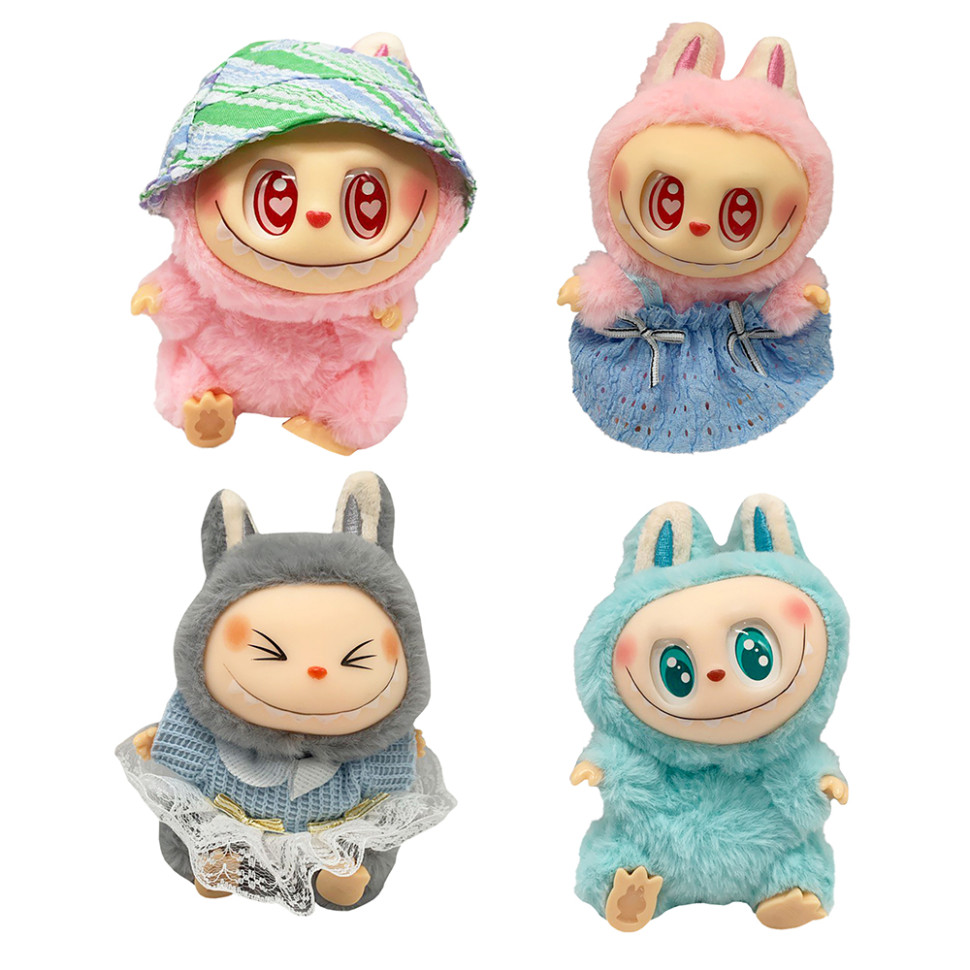 Детская мягкая игрушка-брелок The Monsters Labubu Labubu15 в ассортименте опт, дропшиппинг