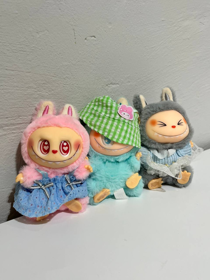 Детская мягкая игрушка-брелок The Monsters Labubu Labubu15 в ассортименте опт, дропшиппинг