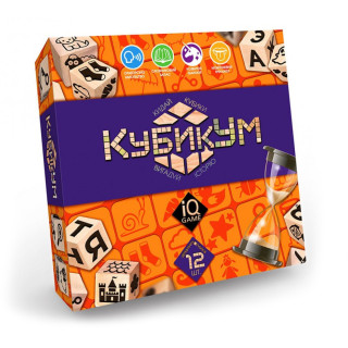 УЦЕНКА!!! Настольная игра "КубикУм" Danko Toys G-KU-01U-UC на украинском языке
