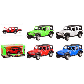 Детская машинка металлическая Jeep Wrangler Rubicon АВТОПРОМ 6616 масштаб 1:32