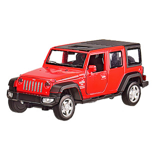 Детская машинка металлическая Jeep Wrangler Rubicon АВТОПРОМ 6616 масштаб 1:32