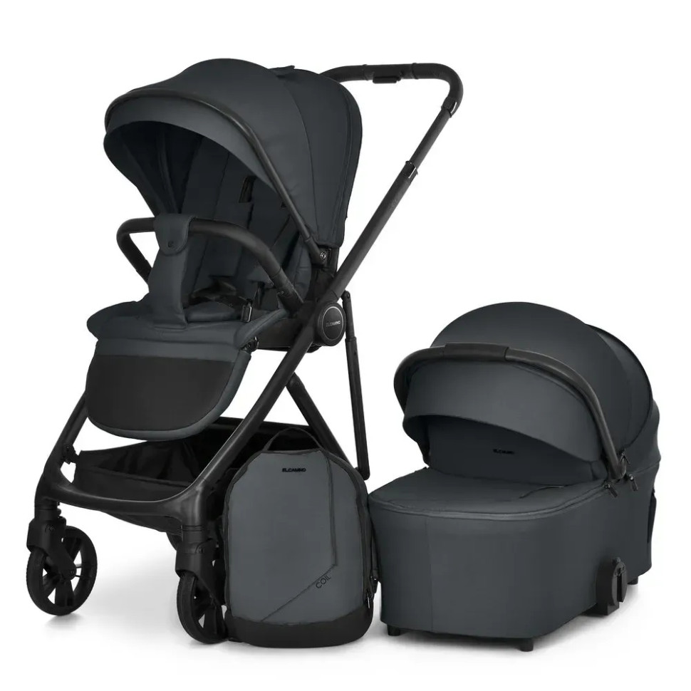 Коляска универсальная 2 в 1 COIL ME 1190 Black опт, дропшиппинг