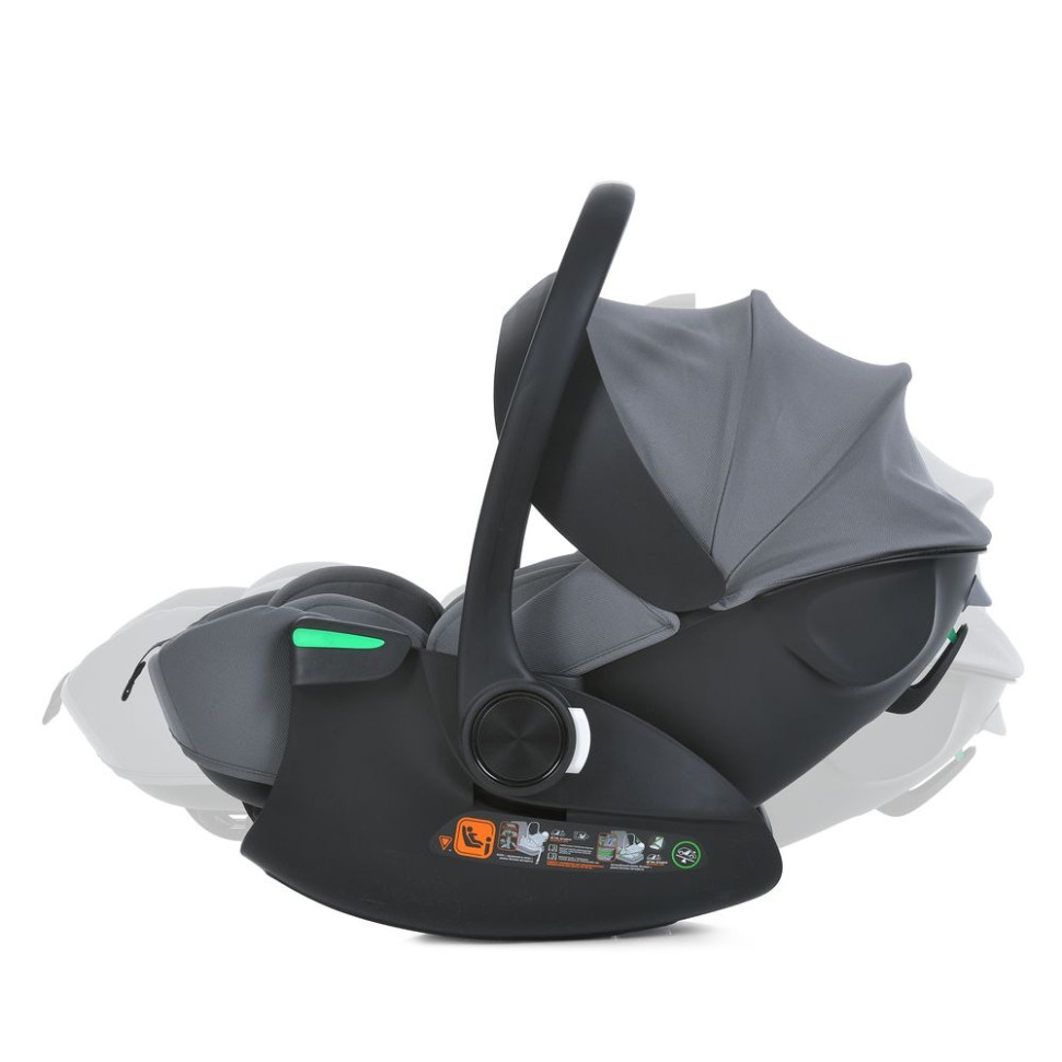 Автокрісло дитяче i-FLOW ME 1198 Gray - гурт(опт), дропшиппінг