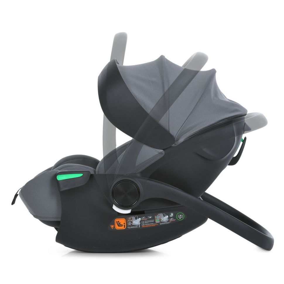 Автокрісло дитяче i-FLOW ME 1198 Gray - гурт(опт), дропшиппінг