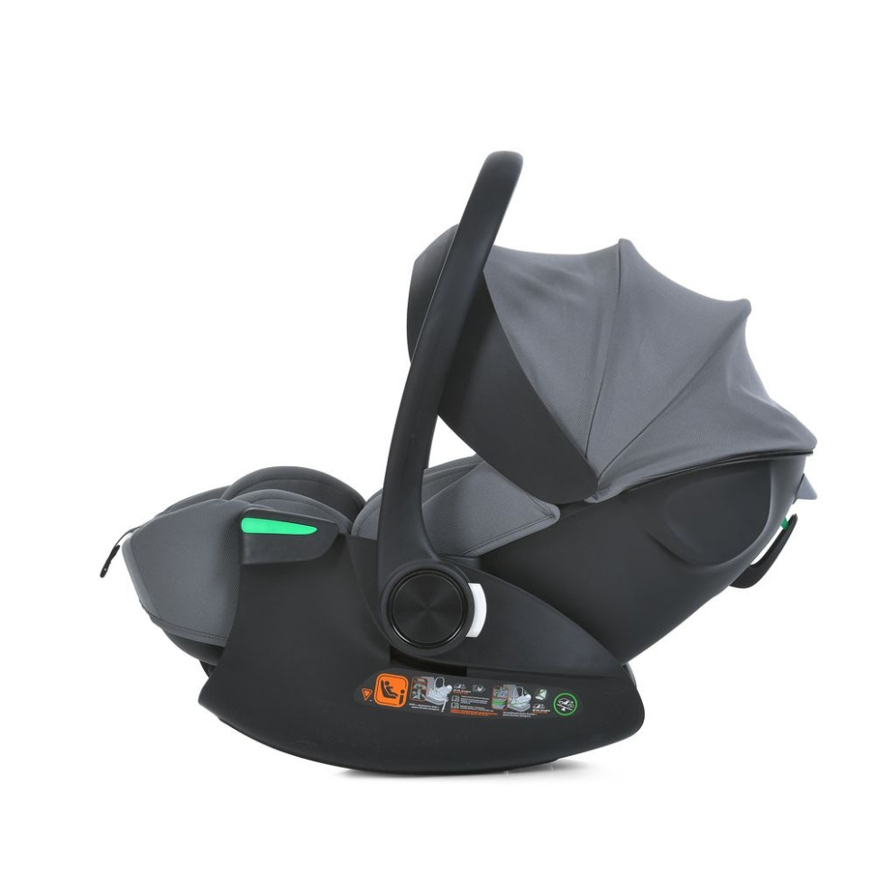 Автокрісло дитяче i-FLOW ME 1198 Gray - гурт(опт), дропшиппінг